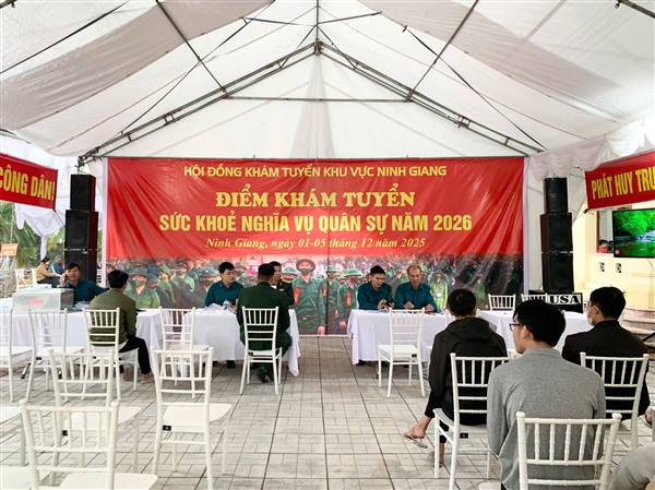 Đảm bảo nguồn thực hiện nghĩa vụ quân sự năm 2026