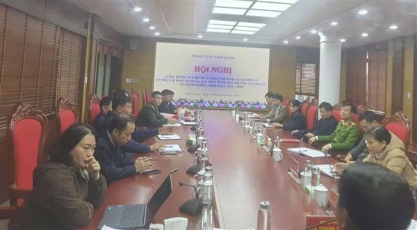 HỘI NGHỊ CÔNG BỐ QUYẾT ĐỊNH CỦA BTV THÀNH ỦY VỀ VIỆC CHỈ ĐỊNH THAM GIA BAN CHẤP HÀNH, BAN THƯỜNG VỤ ĐẢNG ỦY XÃ NINH GIANG, NHIỆM KỲ 2025- 2030.