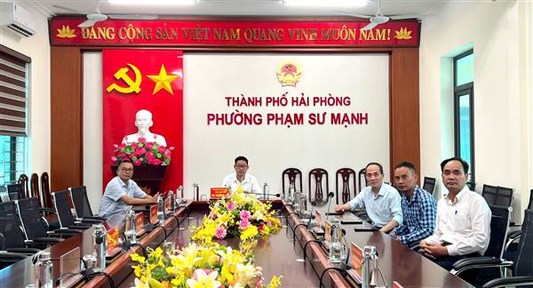 Phường Phạm Sư Mạnh tham dự Hội nghị triển khai xây dựng các đề án phát triển văn hóa, thể thao và du lịch thành phố Hải Phòng