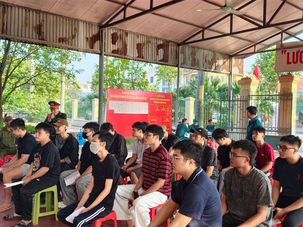 Phường Phạm Sư Mạnh tổ chức sơ tuyển sức khỏe nghĩa vụ quân sự năm 2027