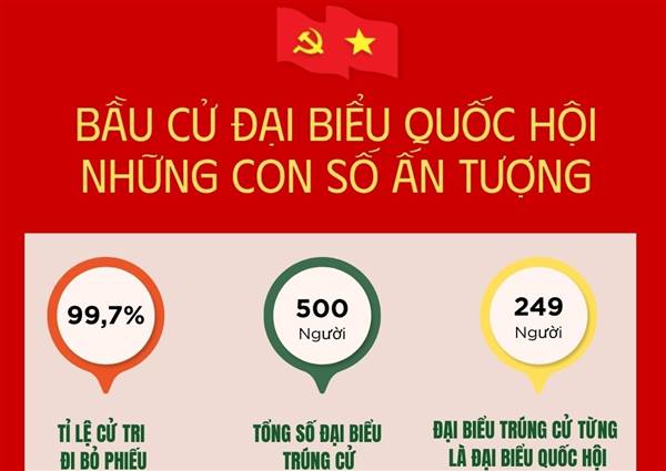 Những con số ấn tượng của kỳ bầu cử đại biểu Quốc hội khóa XVI
