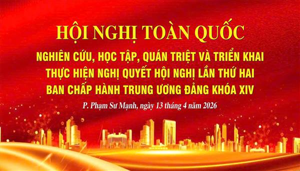 Trên 800 đảng viên phường Phạm Sư Mạnh dự Hội nghị tại các điểm cầu trực tuyến nghiên cứu, học tập Nghị quyết Hội nghị lần thứ hai Ban Chấp hành Trung ương Đảng khóa XIV