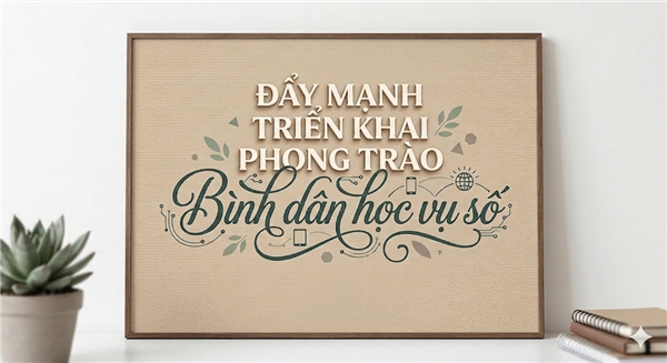 ĐẨY MẠNH PHONG TRÀO “BÌNH DÂN HỌC VỤ SỐ” - NỀN TẢNG CHO SỰ PHÁT TRIỂN TRONG KỶ NGUYÊN MỚI