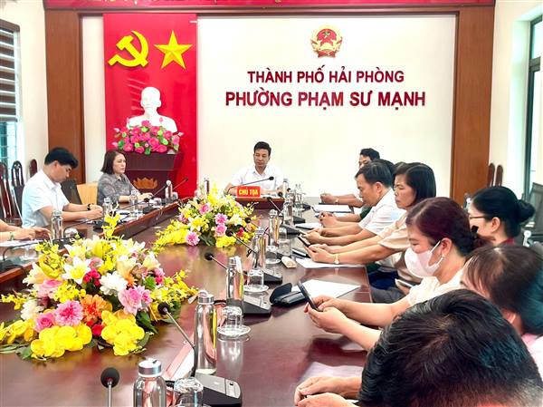 Ban chỉ đạo vận động hiến máu tình nguyện phường Phạm Sư Mạnh tổ chức hội nghị triển khai ngày hội hiến máu tình nguyện năm 2026