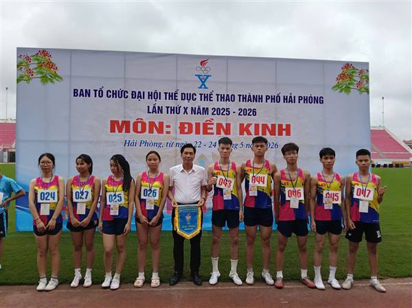 Đoàn thể thao phường Phạm Sư Mạnh đạt thành tích xuất sắc tại Đại hội TDTT thành phố Hải Phòng lần thứ X