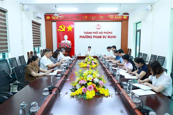 Thường trực Hội đồng nhân dân phường Phạm Sư Mạnh tổ chức Hội nghị họp liên tịch chuẩn bị Kỳ họp thứ Ba, Hội đồng nhân dân phường khóa II, nhiệm kỳ 2026 - 2031