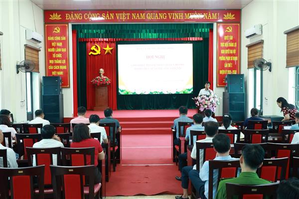 Phường Phạm Sư Mạnh tổ chức Hội nghị giới thiệu bộ giải pháp chuyển đổi số