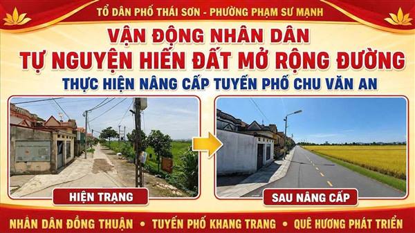 Sức mạnh đoàn kết trong vận động hiện đất làm đường giao thông