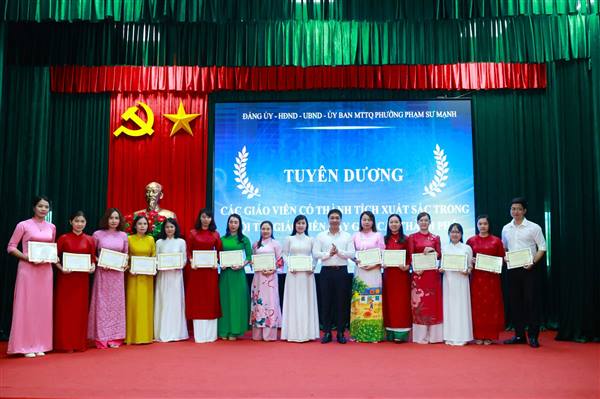 Phường Phạm Sư Mạnh tổng kết năm học 2026-2026, triển khai nhiệm vụ trọng tâm năm học 2026-2027
