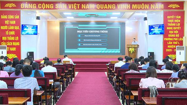 Tập huấn kỹ năng an toàn, an ninh thông tin cho cán bộ, công chức, viên chức phường