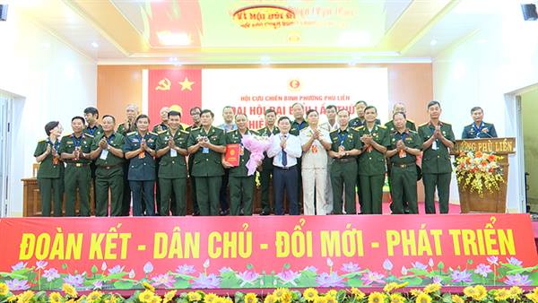 Hội Cựu chiến binh phường Phù Liễn tổ chức Đại hội đại biểu lần thứ I, nhiệm kỳ 2025 – 2030: “Trung thành - Đoàn kết - Gương mẫu - Đổi mới”