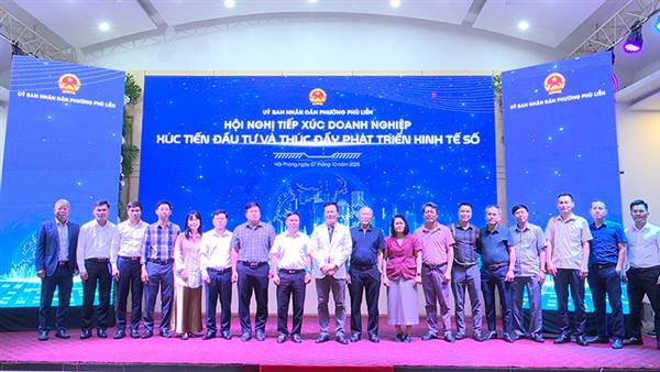 Hội nghị tiếp xúc doanh nghiệp xúc tiến đầu tư và thúc đẩy phát triển kinh tế số phường Phù Liễn; Tọa đàm cùng doanh nhân với chủ đề Công nghệ AI và tương lai doanh nghiệp