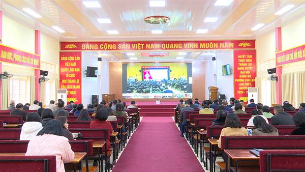 Phường Phù Liễn tham dự hội nghị trực tuyến học tập, quán triệt Nghị quyết Đại hội Đảng bộ thành phố lần thứ I, nhiệm kỳ 2025 – 2030