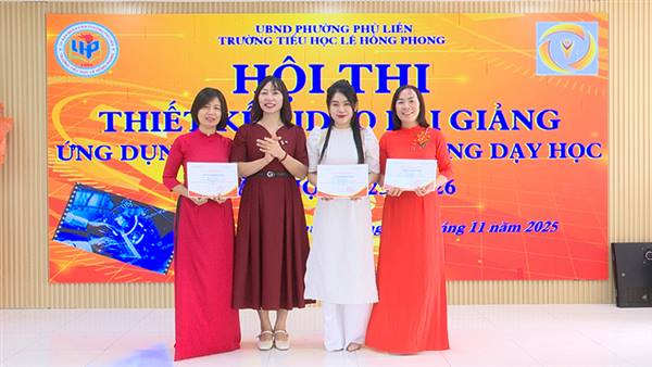 Trường Tiểu học Lê Hồng Phong tổ chức hội thi thiết kế video, bài giảng, ứng dụng công nghệ AI trong dạy học năm học 2025–2026