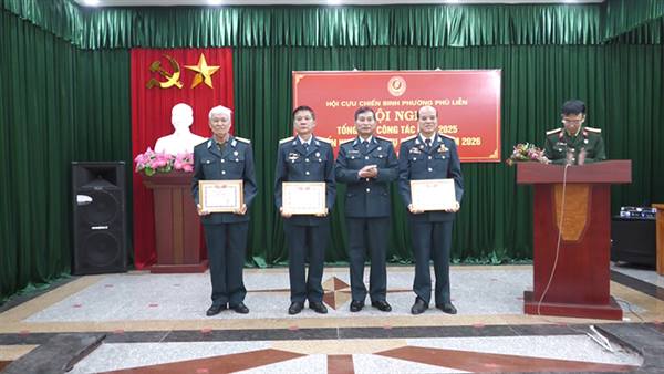 Hội Cựu chiến binh phường tổng kết công tác năm 2025; triển khai nhiệm vụ công tác năm 2026