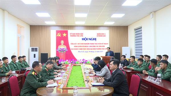 Đợt hành quân dã ngoại làm công tác dân vận giai đoạn 2 năm 2025 của Lữ đoàn 603 trên địa bàn phường Phù Liễn đạt hiệu quả thiết thực