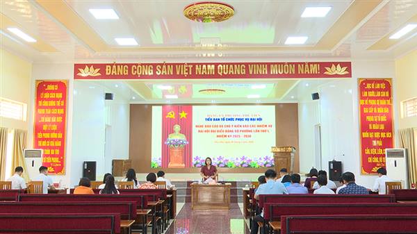 Tập trung cao chuẩn bị chu đáo tổ chức thành công Đại hội đại biểu Đảng bộ phường Phù Liễn lần thứ nhất, nhiệm kỳ 2025 – 2030