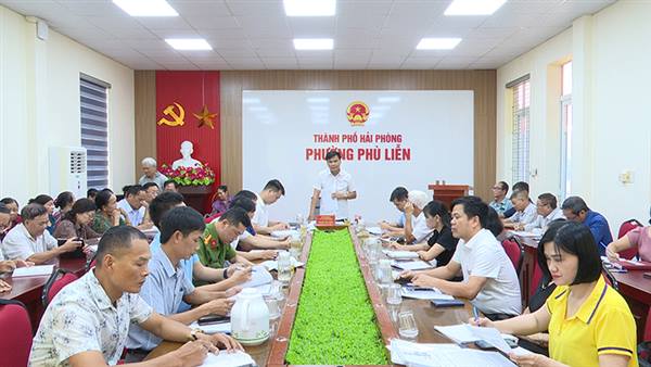 Uỷ ban nhân dân phường đánh giá tình hình kinh tế - xã hội, quốc phòng – an ninh tháng 7, phương hướng, nhiệm vụ tháng 8 năm 2025
