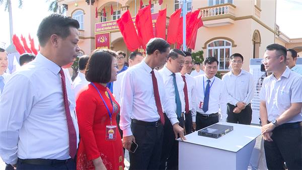 Đảng bộ phường Phù Liễn ứng dụng đồng bộ các giải pháp công nghệ hiện đại trong chuẩn bị và tổ chức Đại hội
