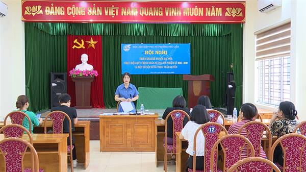 Đại hội đại biểu Hội Liên hiệp Phụ nữ phường lần thứ I, nhiệm kỳ 2025 – 2030 dự kiến tổ chức vào sáng ngày 17/10/2025
