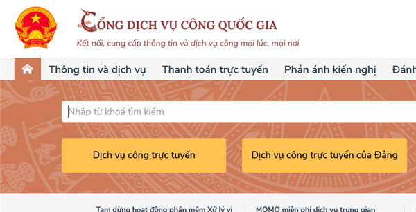Danh mục TTHC thực hiện thí điểm ưu tiên tiếp nhận hồ sơ trực tuyến