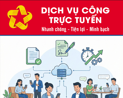 Tờ rơi tuyên truyền Dịch vụ công trực tuyến 2026