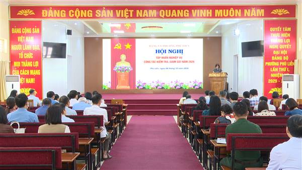 Đảng ủy phường tổ chức tập huấn công tác kiểm tra, giám sát năm 2026