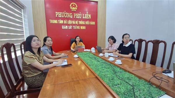 Phường Phù Liễn tham dự hội nghị trực tuyến Báo cáo viên thành phố tháng 10/2026