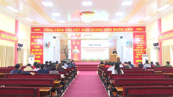 Công bố quyết định của Ban Thường vụ Thành ủy về công tác cán bộ Ban Chỉ huy Quân sự, Uỷ ban Kiểm tra Đảng ủy phường