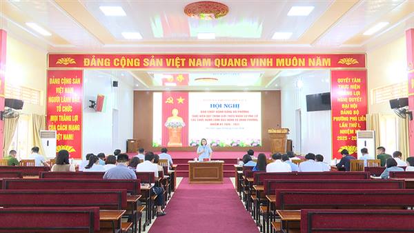 Ban Chấp hành Đảng bộ phường thực hiện quy trình giới thiệu nhân sự ứng cử các chức danh lãnh đạo HĐND và UBND phường nhiệm kỳ 2026 – 2031