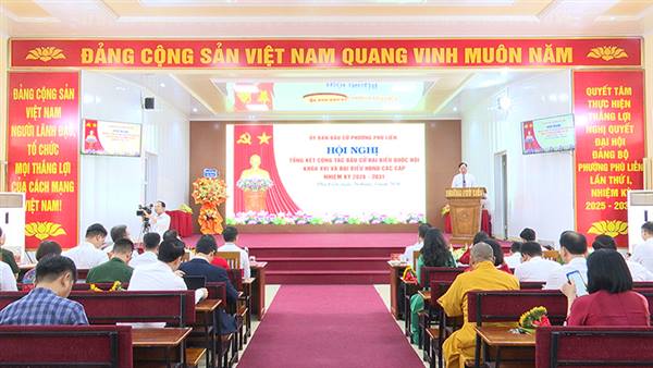 Uỷ ban bầu cử phường tổng kết công tác bầu cử đại biểu Quốc hội khóa XVI và đại biểu HĐND các cấp nhiệm kỳ 2026 – 2031