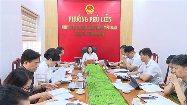 Ban Thường vụ Đảng ủy phường Phù Liễn họp, cho ý kiến nhiều nội dung quan trọng