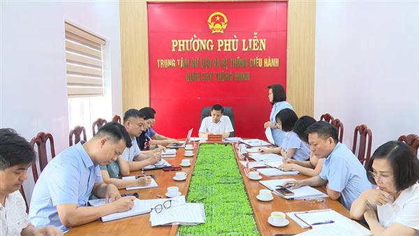 Đoàn khảo sát số 3 - Ban Tổ chức Thành ủy khảo sát tại phường Phù Liễn về tình hình, thực trạng đội ngũ cán bộ và công tác cán bộ cấp cơ sở 