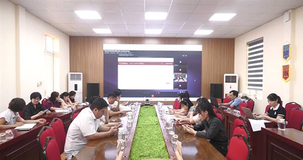 Phường Phù Liễn tham dự hội nghị trực tuyến tập huấn nghiệp vụ tiếp nhận và xử lý hồ sơ thủ tục hành chính trên Hệ thống điều phối của Cổng Dịch vụ công quốc gia