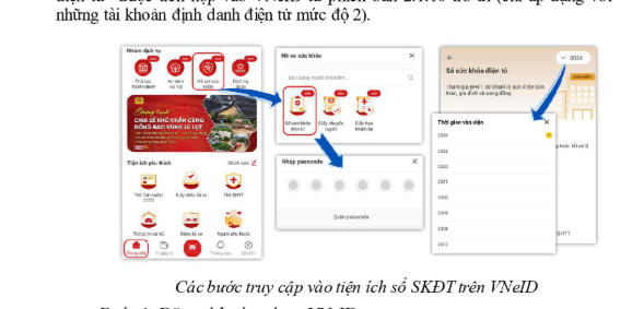 HƯỚNG DẪN TÍCH HỢP SỔ SỨC KHỎE ĐIỆN TỬ TRÊN ỨNG DỤNG VNeID