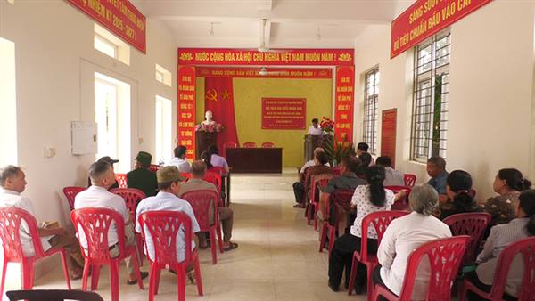 Tổ dân phố Đồng Tử 1 tổ chức hội nghị đại biểu nhân dân bàn việc xây dựng đời sống văn hóa cở cơ sở năm 2026