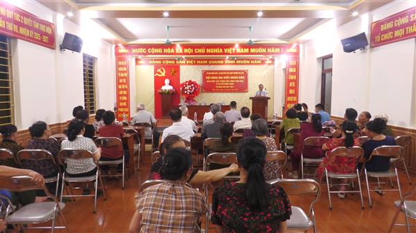 Tổ dân phố Quy Tức tổ chức Hội nghị đại biểu Nhân dân bàn về giải pháp nâng cao chất lượng xây dựng đời sống văn hóa ở cơ sở năm 2026