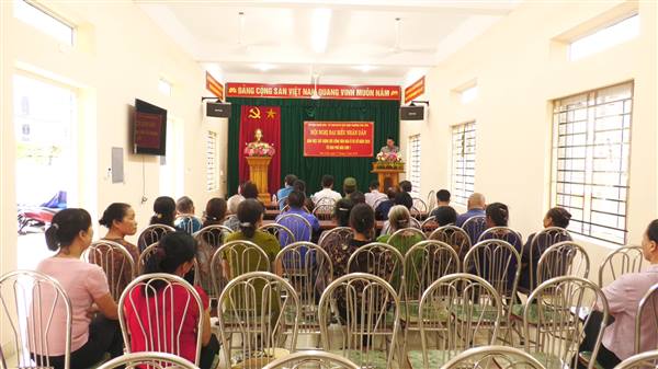 Đại biểu Nhân dân tổ dân phố Đẩu Sơn 1 bàn giải pháp nâng cao chất lượng xây dựng đời sống văn hóa ở cơ sở năm 2026