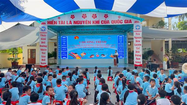 Trường Tiểu học Kim Đồng tuyên truyền phòng, chống đuối nước và tai nạn thương tích cho học sinh năm học 2025-2026
