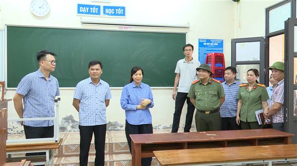 Các điểm thi trên địa bàn phường Phù Liễn chuẩn bị chu đáo tổ chức thi tuyển sinh vào lớp 10 THPT năm học 2026 – 2027