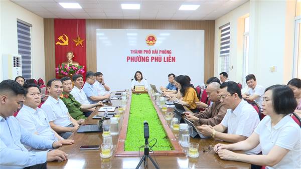 Phường Phù Liễn tham dự hội nghị trực tuyến thành phố tập huấn, bồi dưỡng kiến thức, kỹ năng đại biểu HĐND các cấp