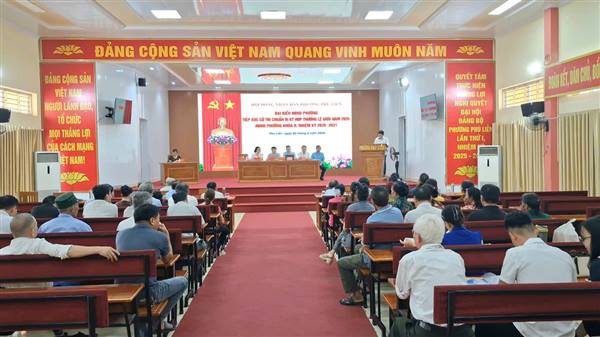 Tổ đại biểu số 4 HĐND phường tiếp xúc cử tri chuẩn bị kỳ họp thường lệ giữa năm 2026 HĐND phường khóa II nhiệm kỳ 2026 – 2031