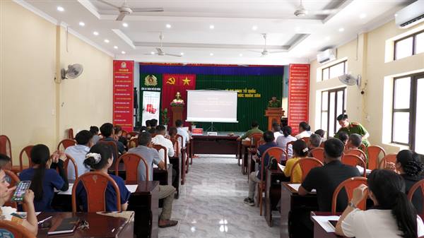 Phường Phù Liễn tuyên truyền, hướng dẫn lắp đặt hệ thống truyền tin báo sự cố phòng cháy, chữa cháy