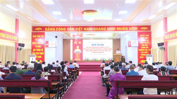 Ban Chấp hành Đảng bộ phường Phù Liễn đánh giá kết quả thực hiện nhiệm vụ 6 tháng đầu năm 2026