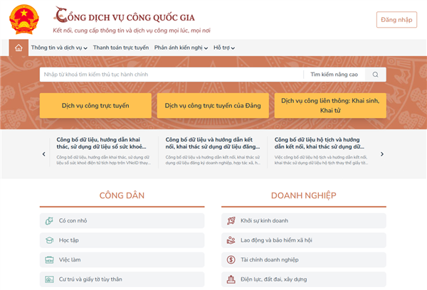 UBND thành phố yêu cầu không để gián đoạn giải quyết thủ tục hành chính khi chuyển sang Cổng Dịch vụ công quốc gia mới