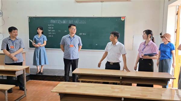 Các điểm thi trên địa bàn phường Phù Liễn chuẩn bị chu đáo tổ chức Kỳ thi tốt nghiệp THPT năm 2026