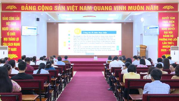 Phường Phù Liễn tham dự hội nghị toàn quốc sơ kết 1 năm vận hành mô hình tổ chức tổng thể của hệ thống chính trị và mô hình chính quyền 3 cấp