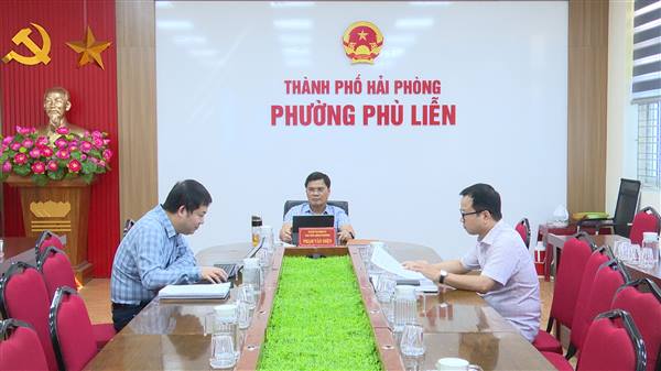 Phường Phù Liễn tham dự hội nghị trực tuyến toàn thành phố về tiến độ thực hiện Kế hoạch, kịch bản giải ngân kế hoạch vốn đầu tư công và tiến độ giải phóng mặt bằng các dự án trên địa bàn thành phố tháng 9/2026