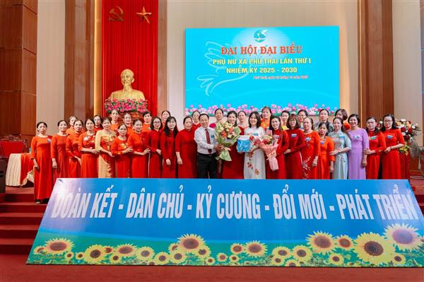 Hội LHPN xã Phú Thái tổ chức Đại hội đại biểu lần thứ I, nhiệm kỳ 2025 -2030.