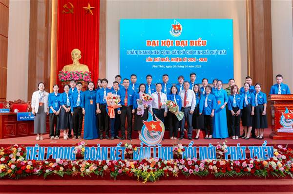 Đại Hội Đại Biểu Đoàn TNCS Hồ Chí Minh xã Phú Thái lần thứ I, nhiệm kỳ 2025 - 2030.